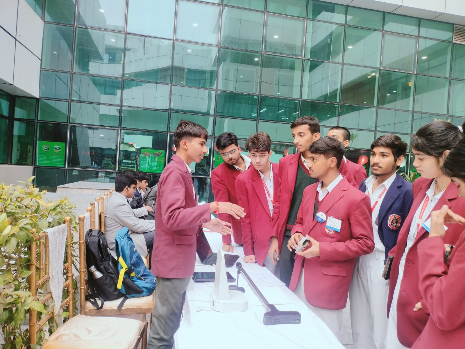 Nilesh Kumar Saini 2nd Runner-Up Kreativity League 2025 IIT Delhi with trophy and boAt smartwatch prize